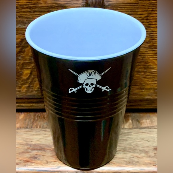 Officially Licensed Captain Morgan Rum Skull & Crossbones Pirate Plastic Glass - Picture 4 of 12